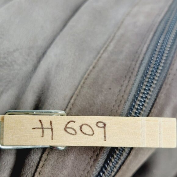 Cole Haan Darcia Gray Leather Back Zipper Block Heel Over the Knee Boots H609 - Picture 13 of 13